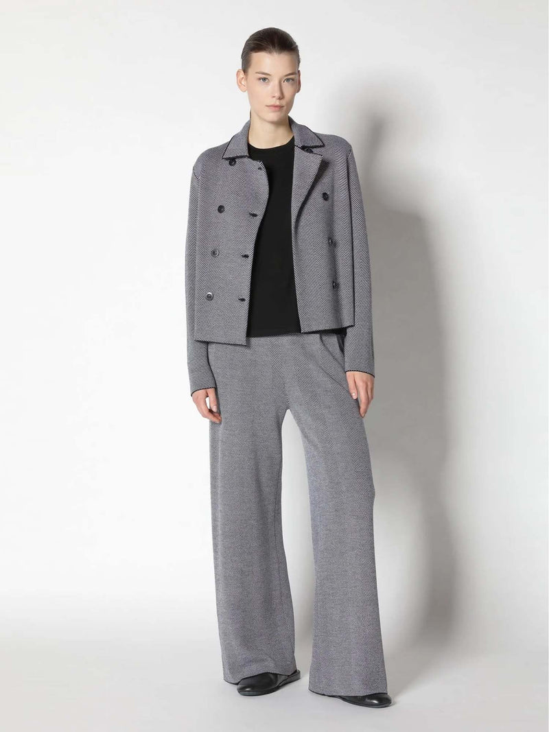 Sminfinity Herringbone Cropped Jacket