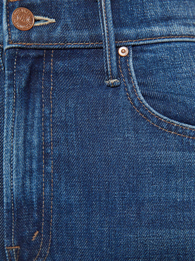 Mother Mid Rise Smokin Double Heel Jeans