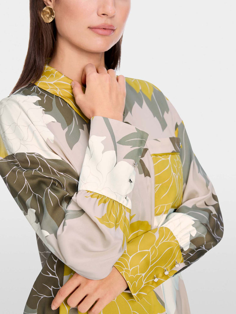 Marc Cain Blouse with Floral Pattern