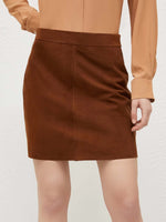 Marella Alfa Leather Skirt