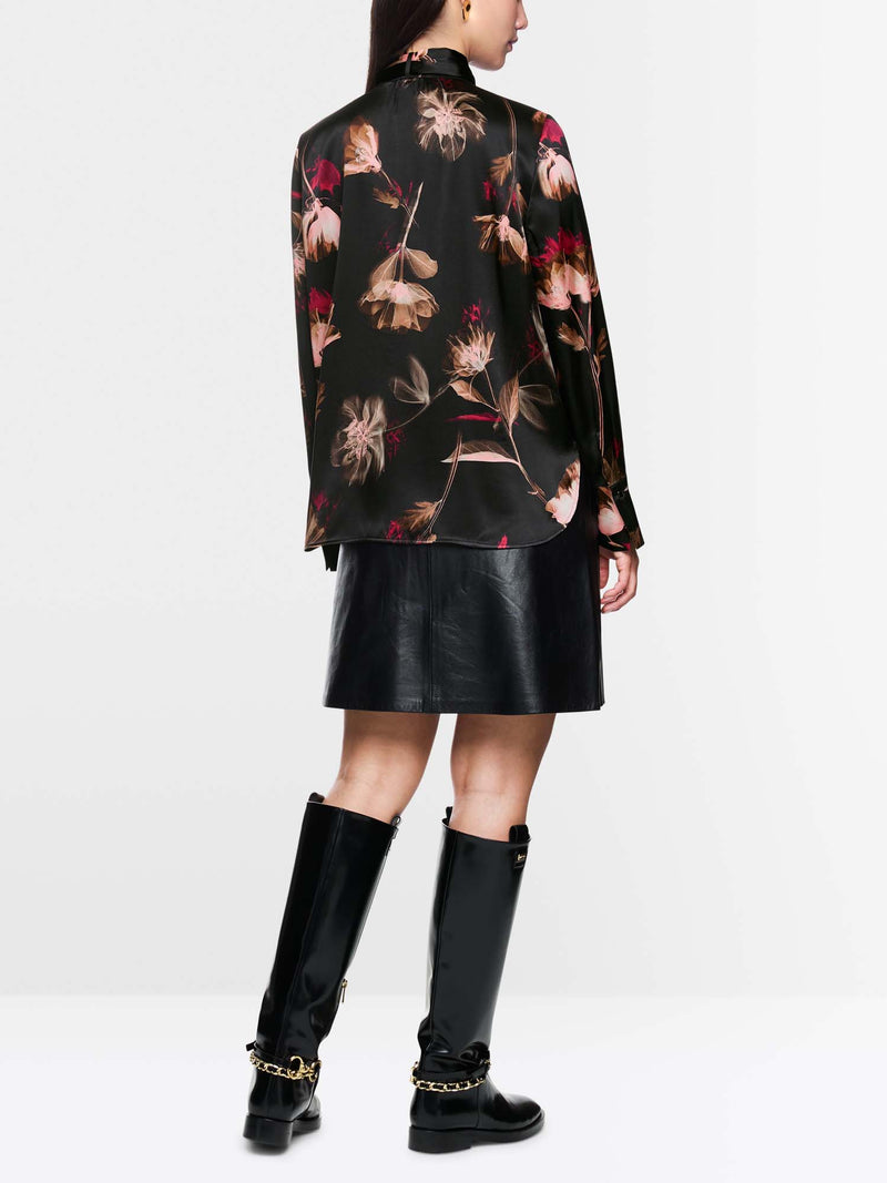 Marc Cain Classic Blouse with Floral Print