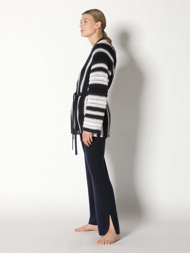 Sminfinity Pure Stripe Crochet Jacket