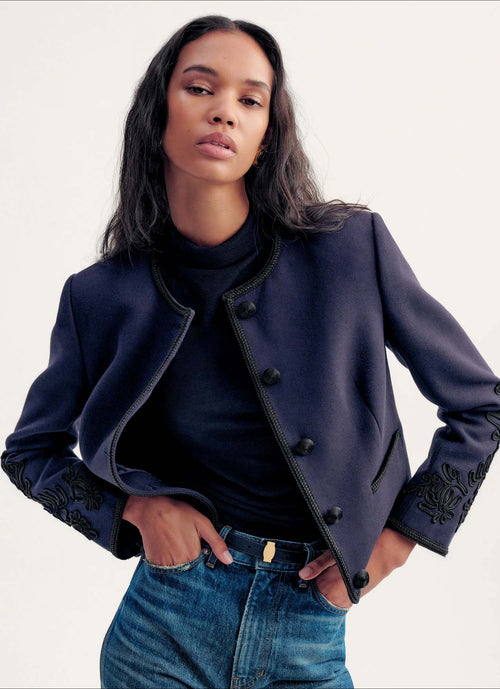 Veronica Beard Latrell Embroidered Jacket