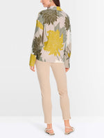Marc Cain Blouse with Floral Pattern