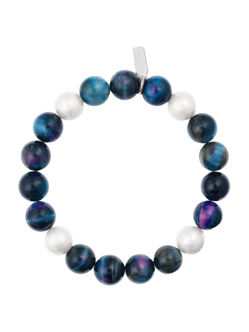 Margo Morrison Multi Colour Tiger's Eye Baroque Pearl Necklace