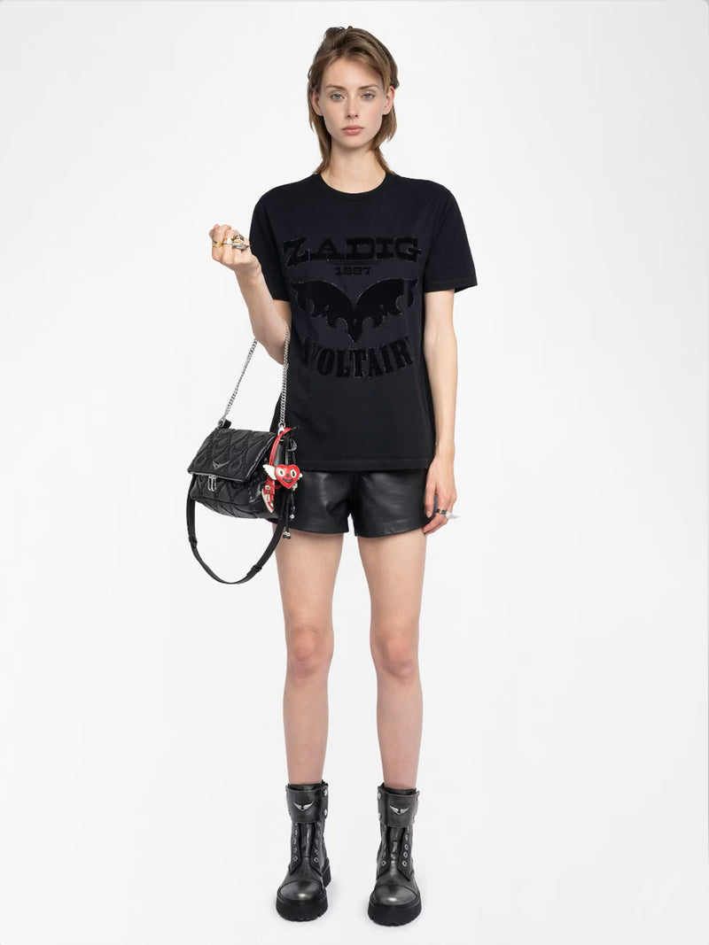 Zadig &amp; Voltaire Edwin Flock Strass T-Shirt