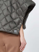 Max Mara Cube Tresi Quilted Poncho