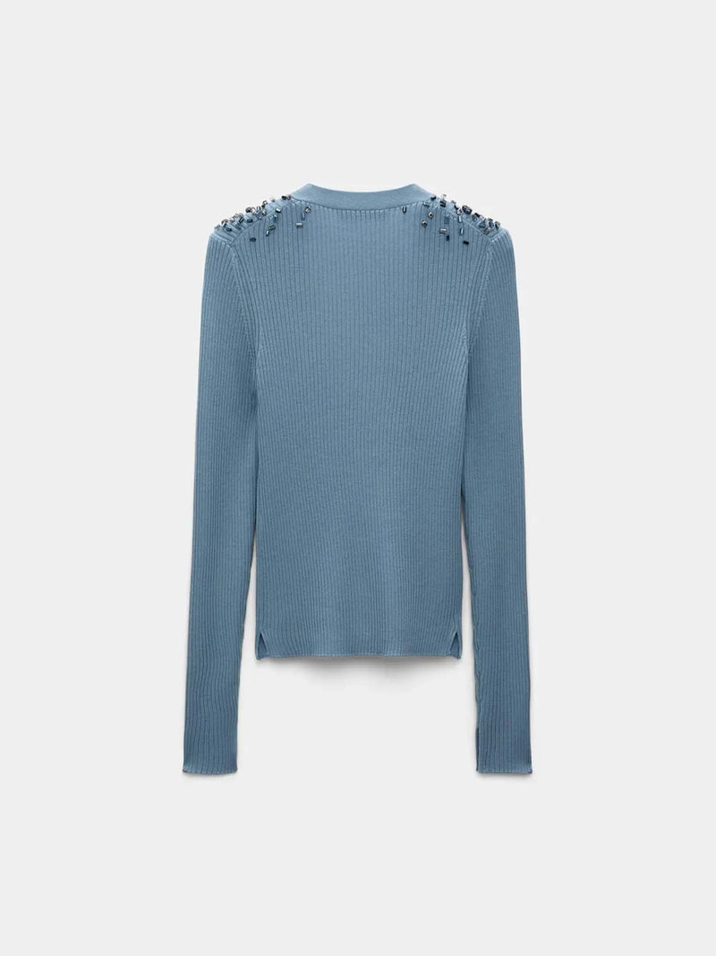 Dorothee Schumacher Embellished Merino Twinset