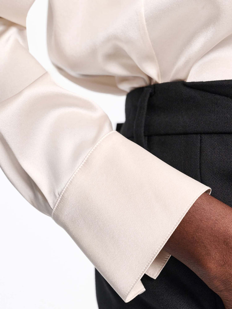 Dorothee Schumacher Sense of Shine Silk Satin Blouse