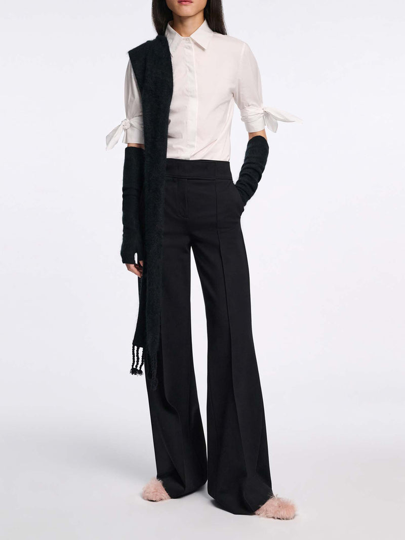 Dorothee Schumacher Emotional Essence Wide Leg Piped Trim Pants