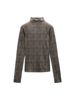Rag &amp; Bone Shaw Panelled Long Sleeve Plaid Tee