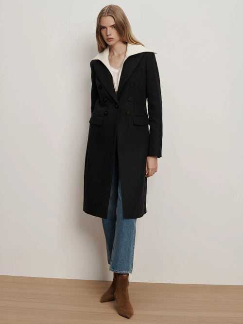 Veronica Beard Beach Cashmere Funel Neck Dickey