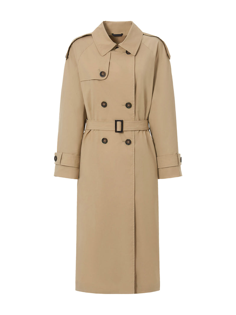 Cinzia Rocca Oversized Double Breasted Trench Coat
