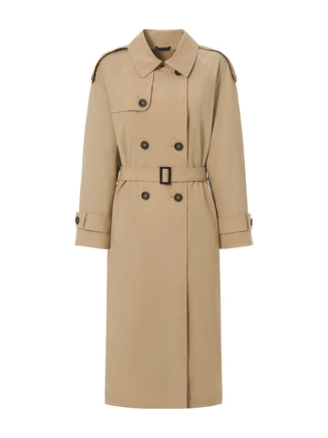 Cinzia Rocca Oversized Double Breasted Trench Coat | Hangar9