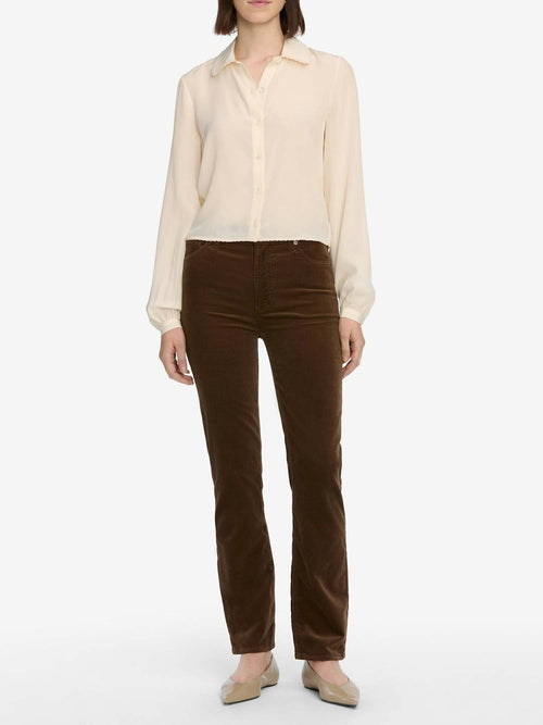 Frame Le Sleek Straight Corduroy Pants