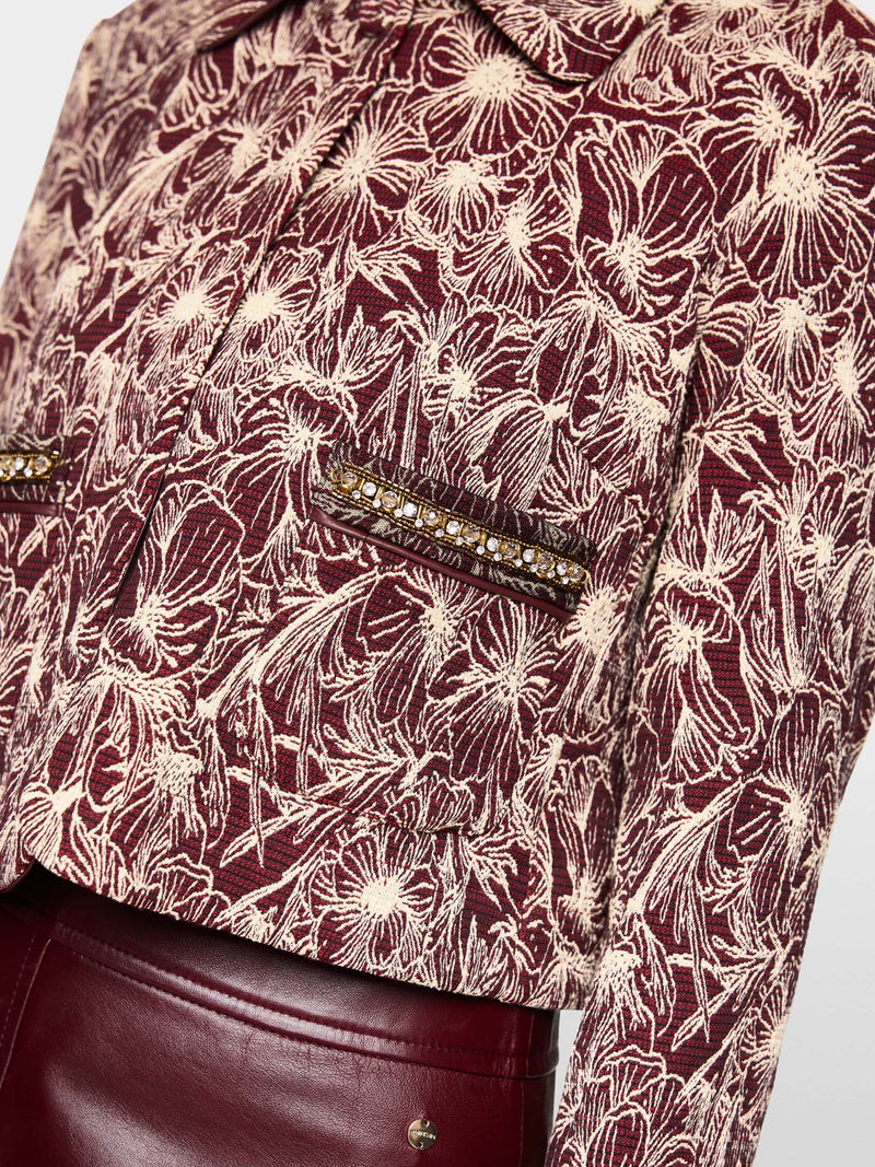 Marc Cain Embroidered Pattern Jacket