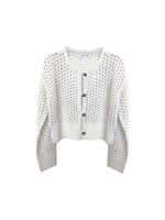 Derek Lam 10 Crosby Syvie Crochet Sequin Cardigan
