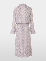 Marc Cain Patterned Blouse Dress with Collar &amp; Cuffs