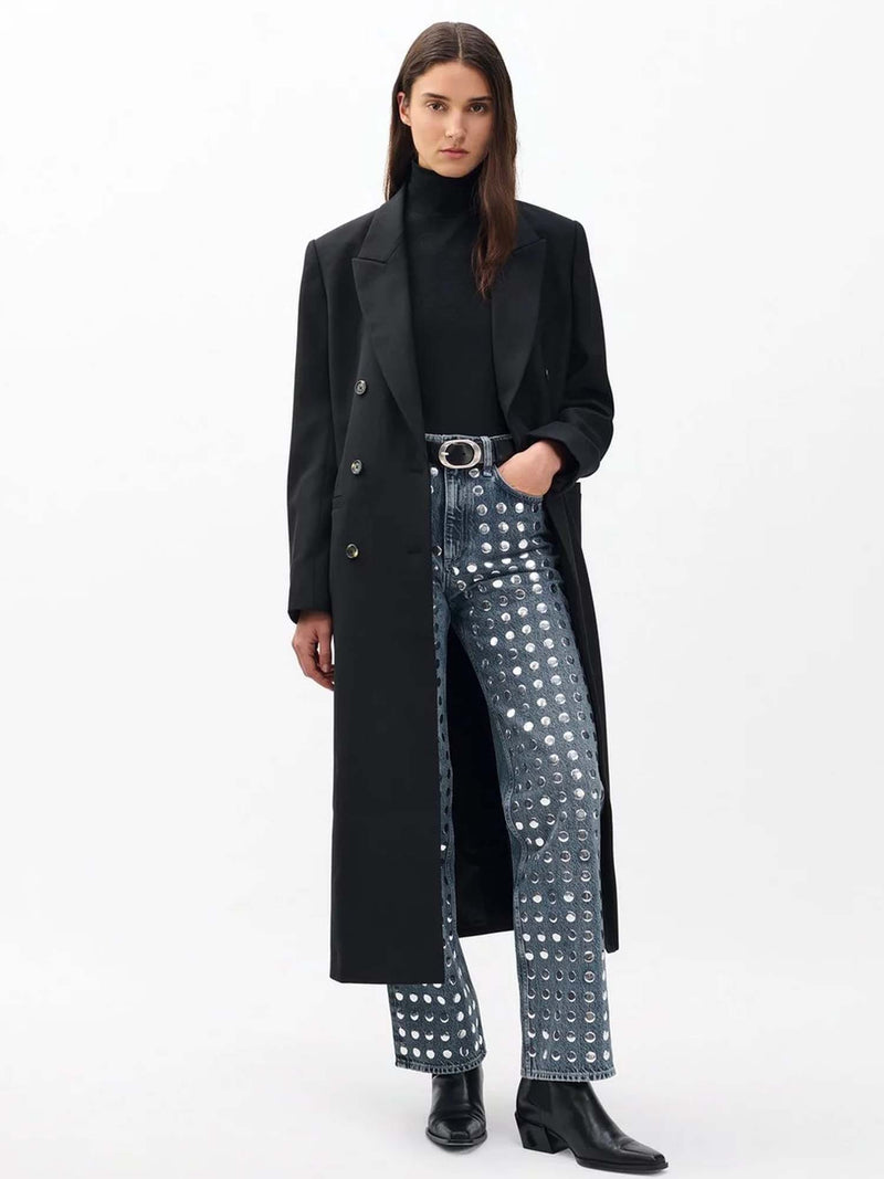 Rag &amp; Bone Shea High Rise Straight Jeans