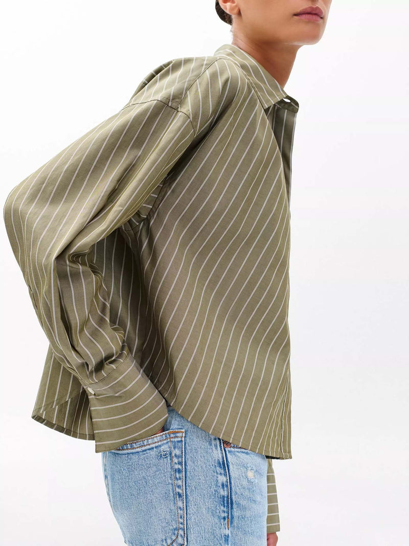 Rag &amp; Bone Martha Poplin Striped Shirt