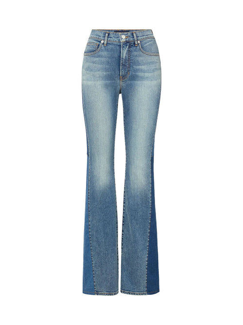 Veronica Beard Beverly High Rise Skinny Flare Jeans