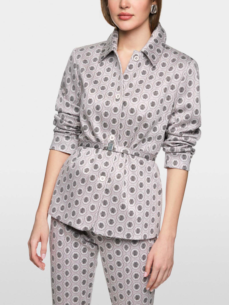 Marc Cain Box Jacket with Waist Belt