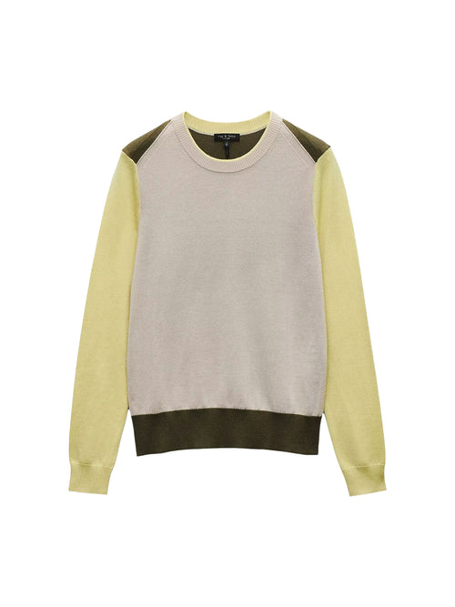 Rag &amp; Bone Taron Colourblock Crewneck Sweater