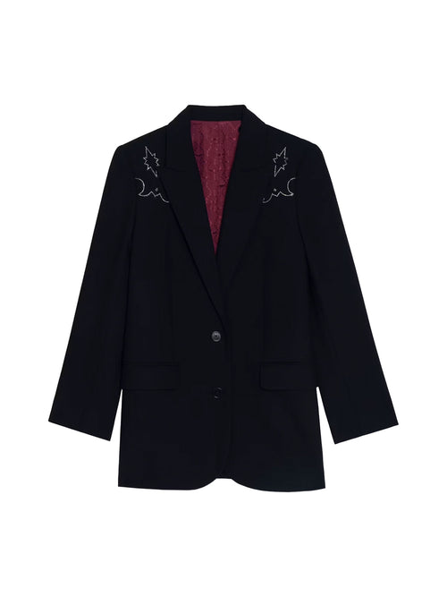 Zadig &amp; Voltaire Viva Strass Western Blazer