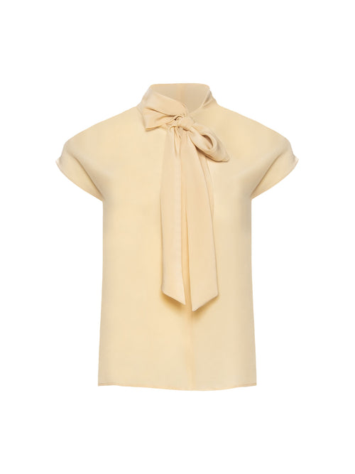 QL2 Irene Blouse with Tie Neck Detail