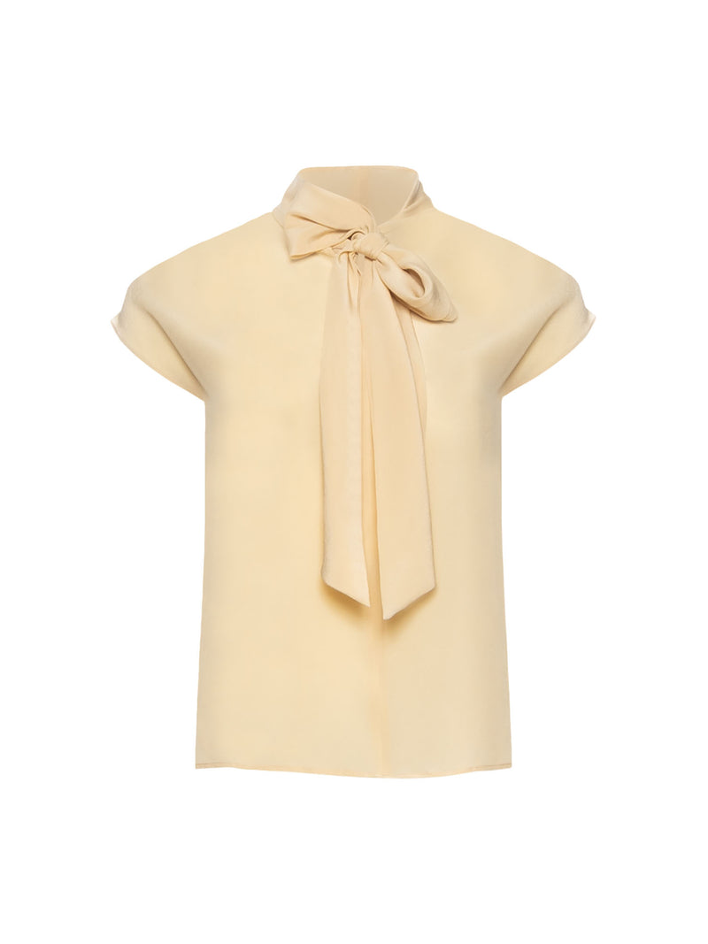 QL2 Irene Blouse with Tie Neck Detail