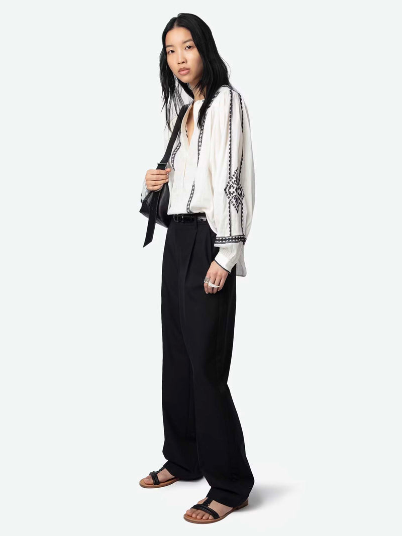 Zadig &amp; Voltaire Tigy Kozak Blouse