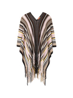 Missoni Poncho with Zigzag Details