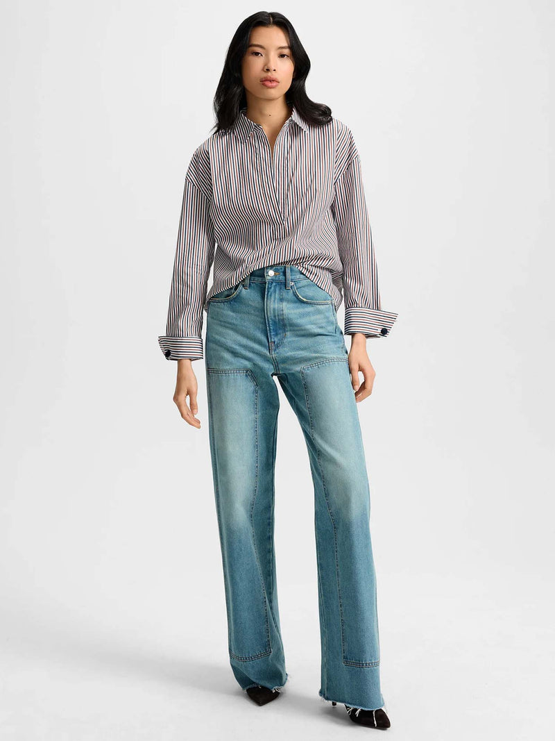 Veronica Beard Draymond Striped Shirt