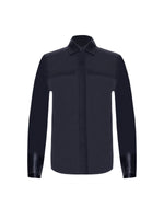 Patrick Assaraf Long Sleeve Silk Satin Relaxed Shirt