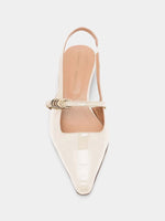 Dorothee Schumacher Glossy Shine Slingback Flat