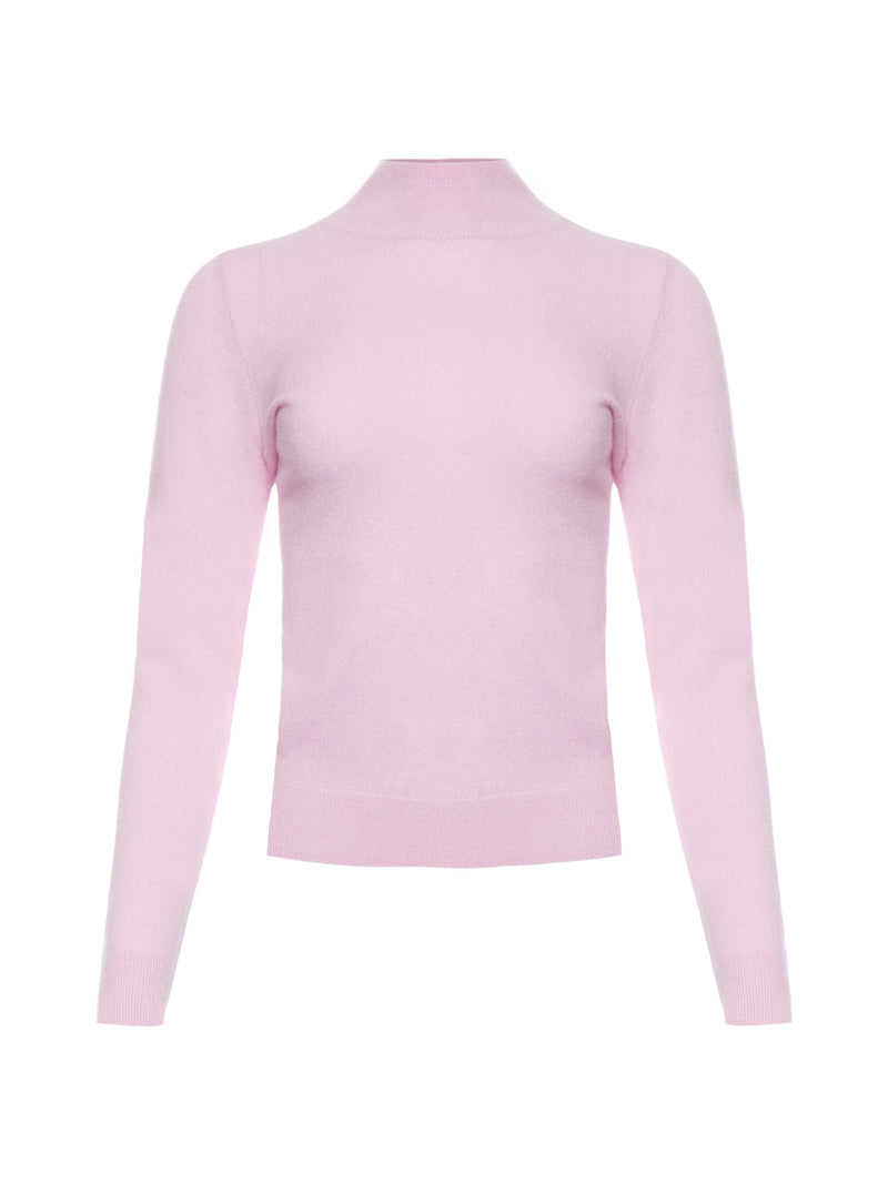 Repeat Sweater with Ribbed Collar