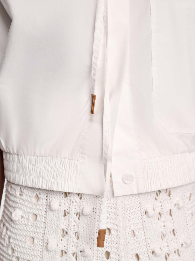 Dorothee Schumacher Poplin Power Blouse with Drawstring
