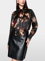 Marc Cain Classic Blouse with Floral Print
