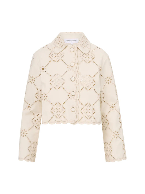 Veronica Beard Adelaide Eyelet Jacket