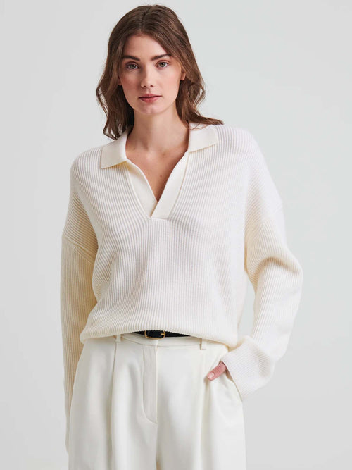 Patrick Assaraf Relaxed Merino Polo