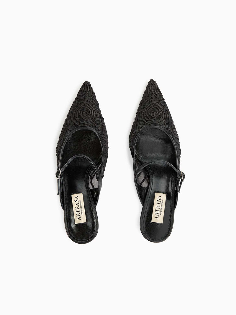 Arteana Sorrento 75 Embroidered Mule