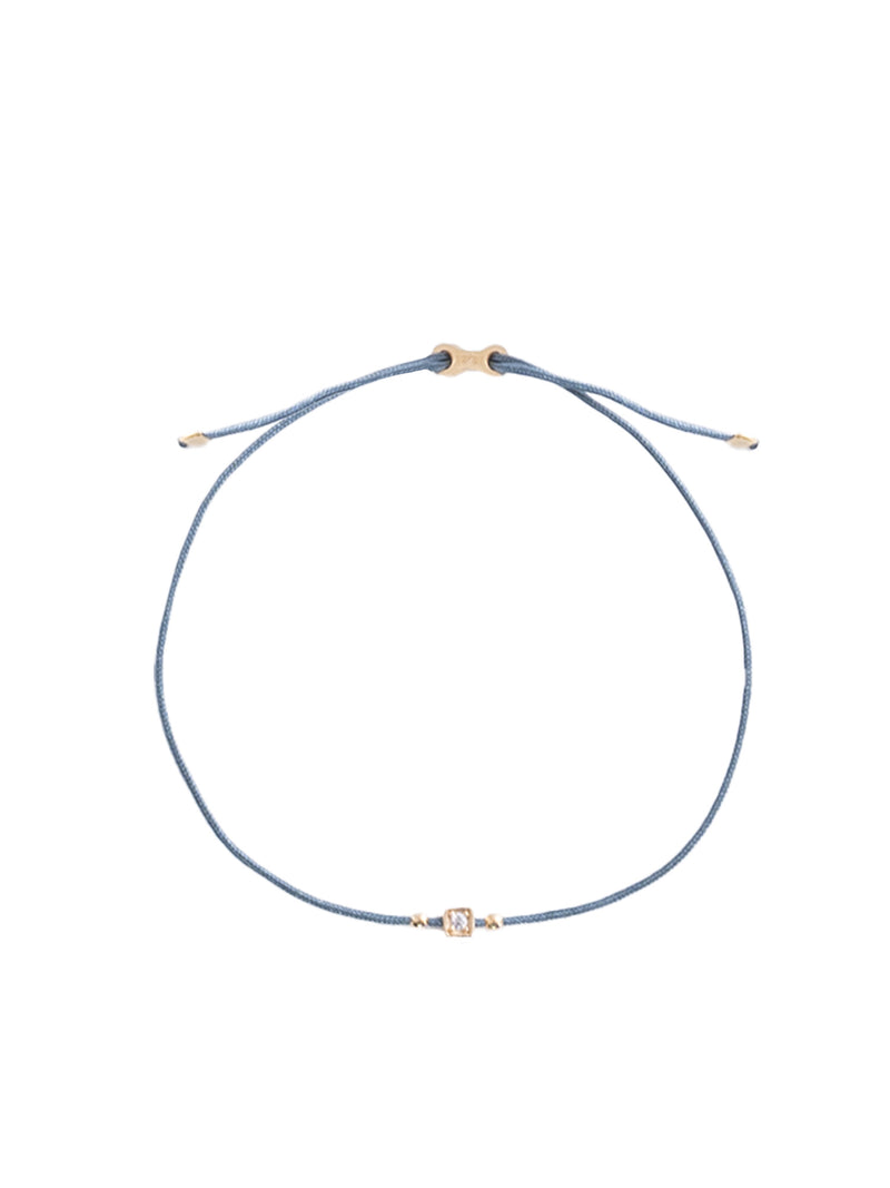 Alisia Cord Bracelet with Cubed Zirconia