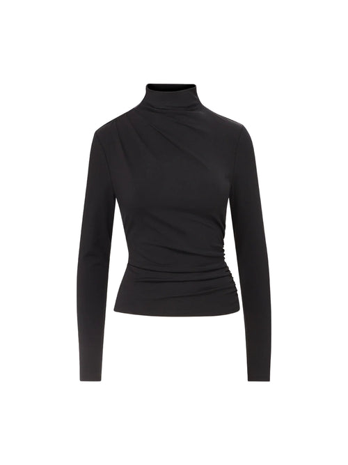 Veronica Beard Mylie Mock-Neck Long Sleeve