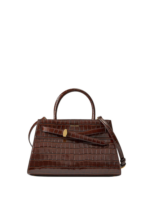 Veronica Beard Croc Embossed Dash Bag