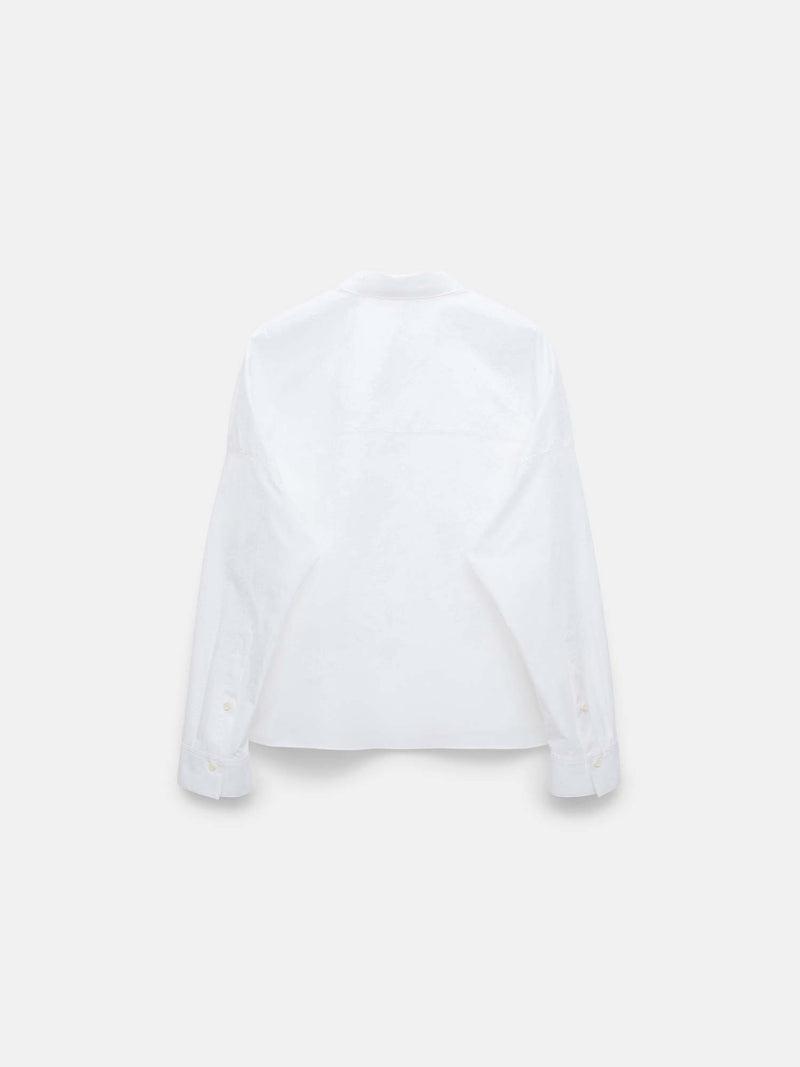 Dorothee Schumacher Poplin Power Blouse with Lace Detail