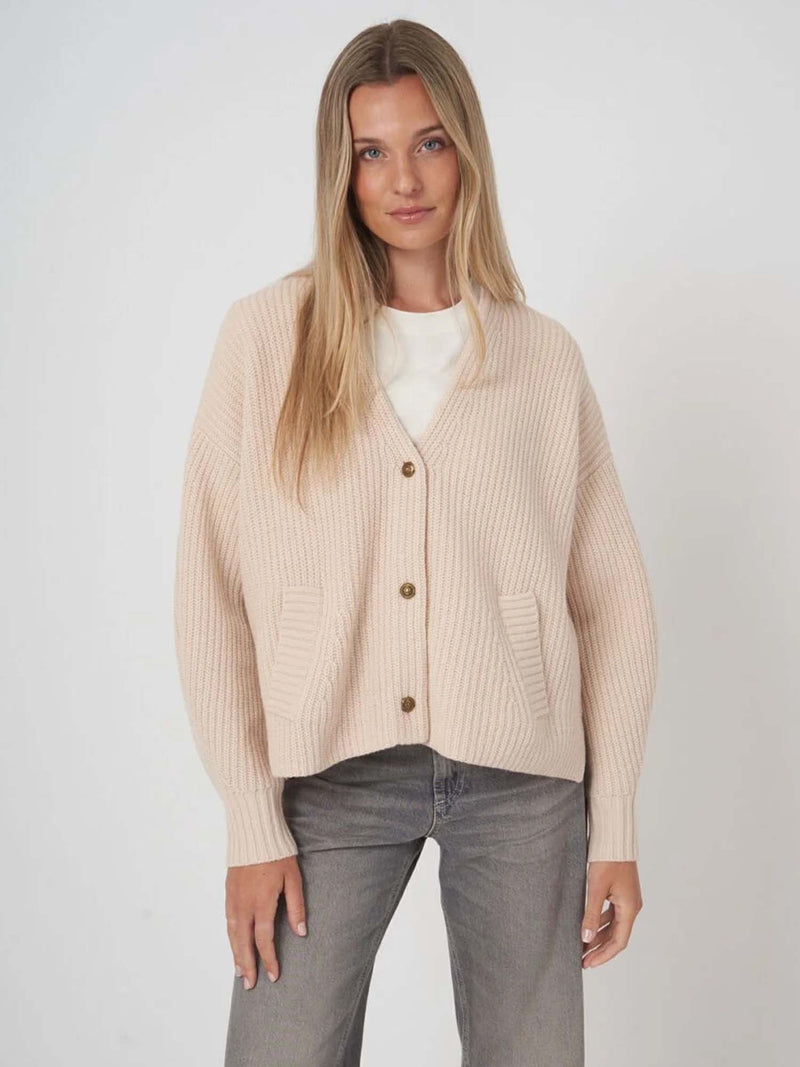 Repeat V-neck Cardigan