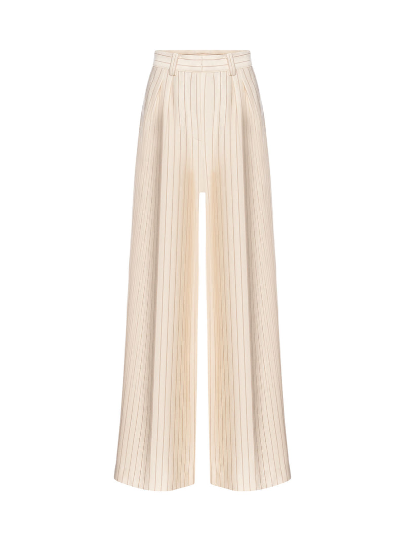 MM Gela Pinstripe Jersey Trousers