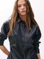 Rag &amp; Bone Leah Faux Leather Shirt