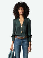 Zadig &amp; Voltaire Tinous Satin Blouse