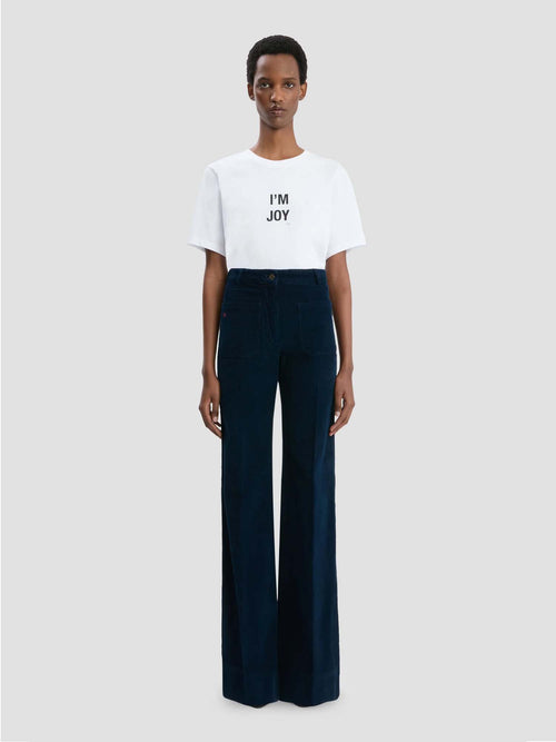 Victoria Beckham Alina Long Corduroy Pants